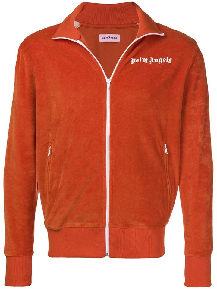 Palm Angels Chenille Track Jacket - Orange