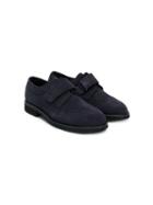 Gallucci Kids Teen Touch Strap Brogues - Blue