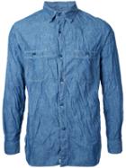 Orslow Chambray Shirt, Men's, Size: 2, Blue, Cotton