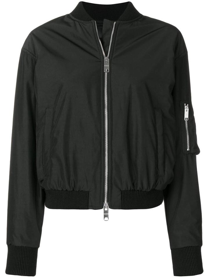 Versus Embellished Lion Bomber Jacket - Black