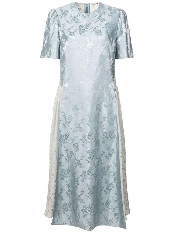 Stella Mccartney Jacquard Midi Dress - Blue