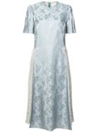 Stella Mccartney Jacquard Midi Dress - Blue
