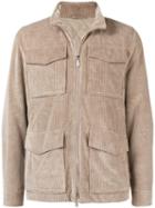 Eleventy Slim Fit Corduroy Jacket - Neutrals