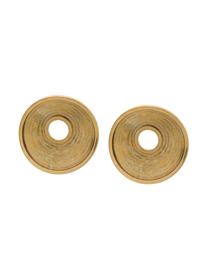 Marni Monile Bag Inspired Earrings - Gold