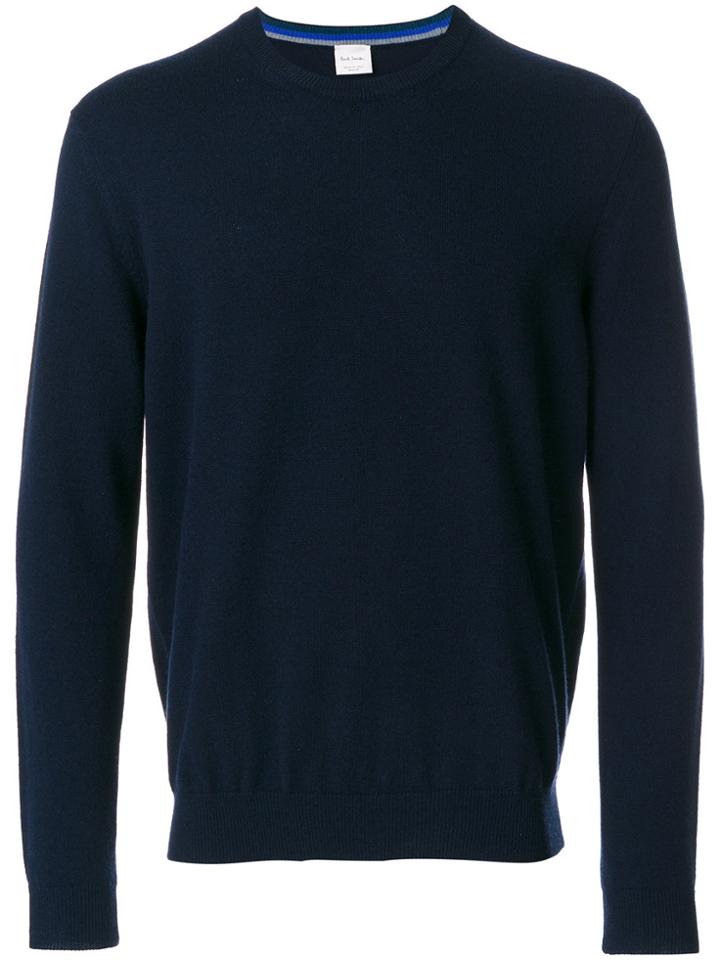 Paul Smith Cashmere Knitted Pullover - Blue