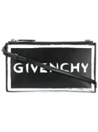 Givenchy Contrast Logo Clutch - Black