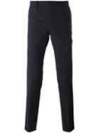 Incotex Slim Tailored Trousers, Men's, Size: 50, Grey, Cotton/spandex/elastane