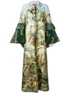 F.r.s For Restless Sleepers Long Lace-up Dress - Green