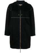 Marni Hooded Raincoat - Black