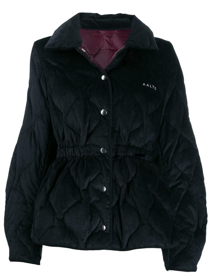 Aalto Padded Corduroy Jacket - Black
