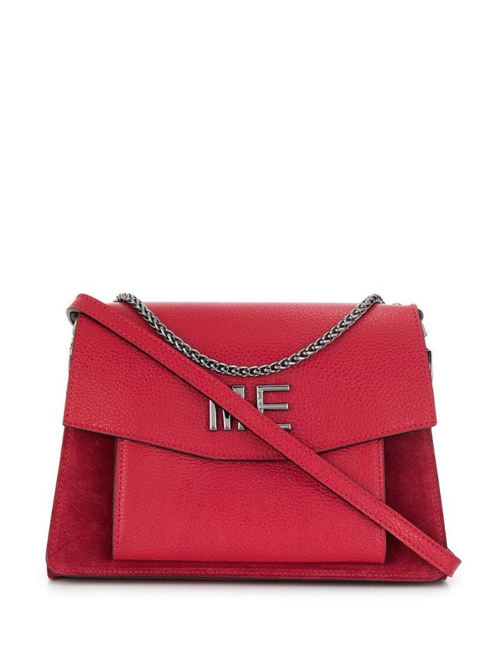 Marc Ellis Logo Plaque Shoulder Bag - Red