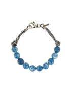 Emanuele Bicocchi Contrast Bead Bracelet - Blue