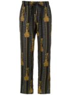 Dolce & Gabbana Tassel Printed Trousers - Black