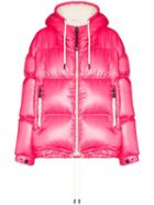 Moncler Grenoble Hooded Puffer Jacket - Pink