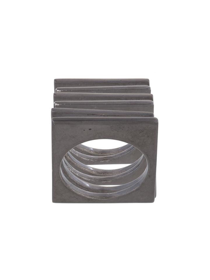 Zarapxana Geometric Ring - Metallic