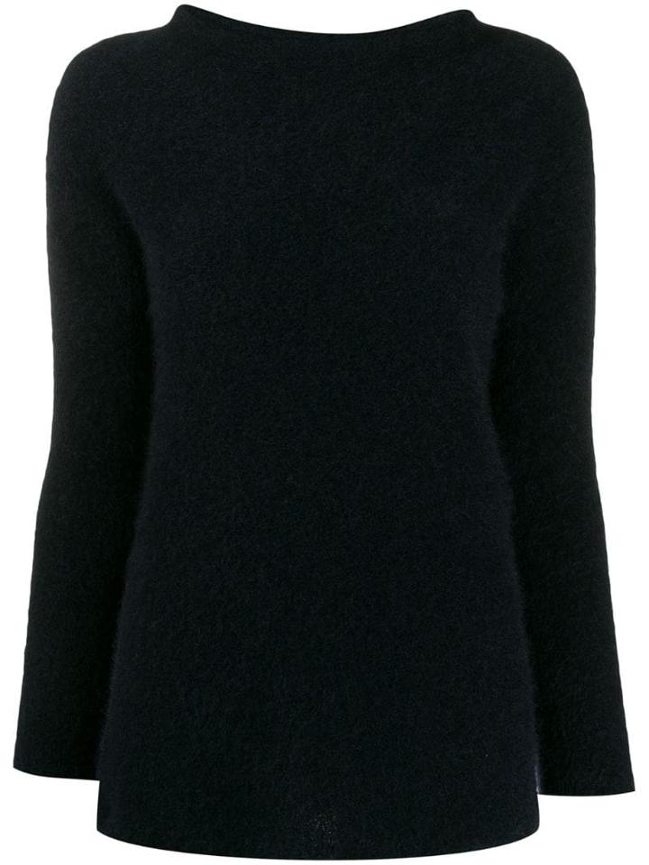 's Max Mara Funnel Neck Jumper - Blue