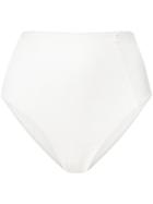 Onia Leah High-waisted Bikini, Size: Medium, White, Nylon/spandex/elastane