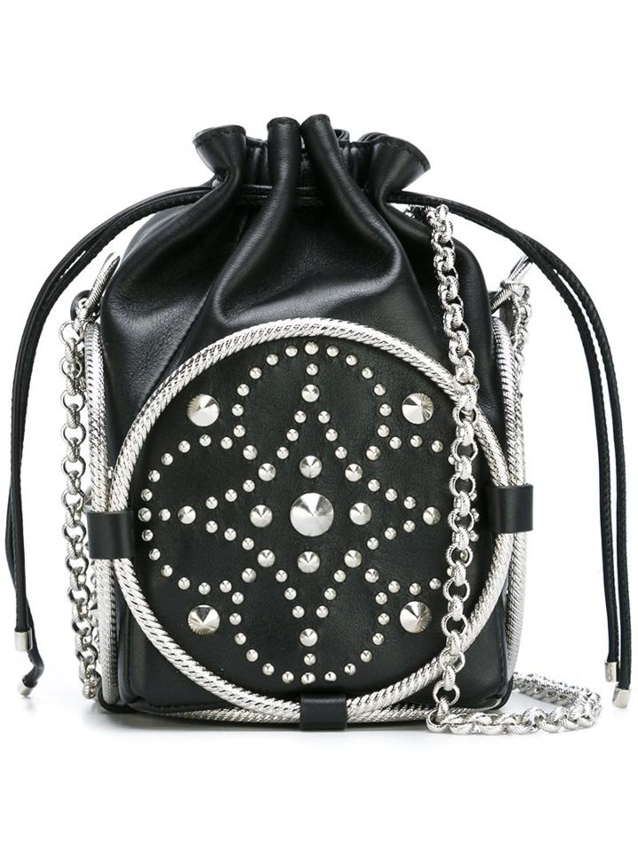 Alexander Mcqueen Studded Bucket Crossbody Bag