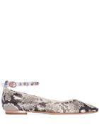 Sophia Webster Dina Gem-embellished Ballerina Flats - Green