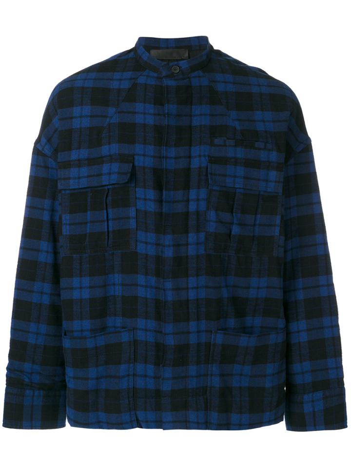Haider Ackermann Tartan Pattern Jacket - Black
