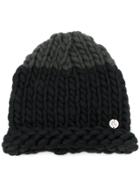 Lost & Found Ria Dunn Knitted Beanie - Black