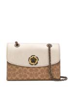 Coach Monogram Print Shoulder Bag - Neutrals
