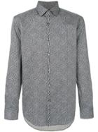 Boss Hugo Boss Flower Print Classic Shirt - Black