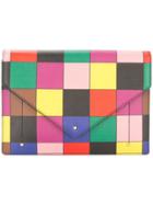 Sara Battaglia Patchwork Print Flap Clutch - Multicolour