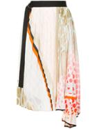 Gauchère Printed Asymmetric Midi Skirt - Multicolour