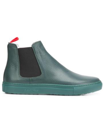 Del Toro Shoes Flat Chelsea Boots - Green