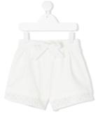 Lanvin Petite - Lace-up Shorts - Kids - Cotton - 12 Yrs, Girl's, White