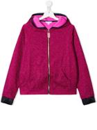 Little Marc Jacobs Hooded Zipped Cardigan - Pink