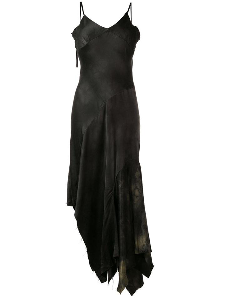 Marques'almeida Asymmetric Slip Dress - Black