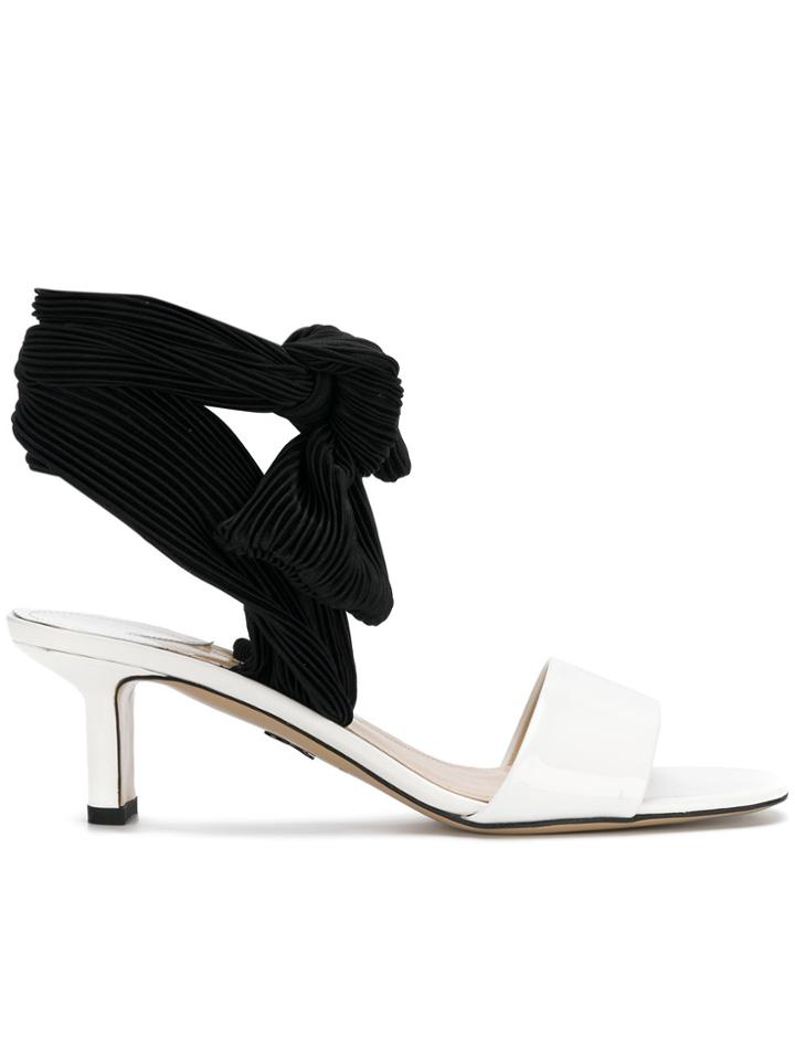 Paul Andrew Lace-up Detail Sandals - White