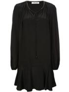 Dvf Diane Von Furstenberg Drop Waist Dress - Black