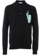J.w.anderson Snail Polo Shirt, Men's, Size: Xl, Black, Merino