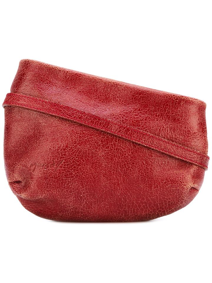 Marsèll - Distressed Crossbody Bag - Women - Cotton - One Size, Red, Cotton