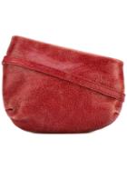 Marsèll - Distressed Crossbody Bag - Women - Cotton - One Size, Red, Cotton