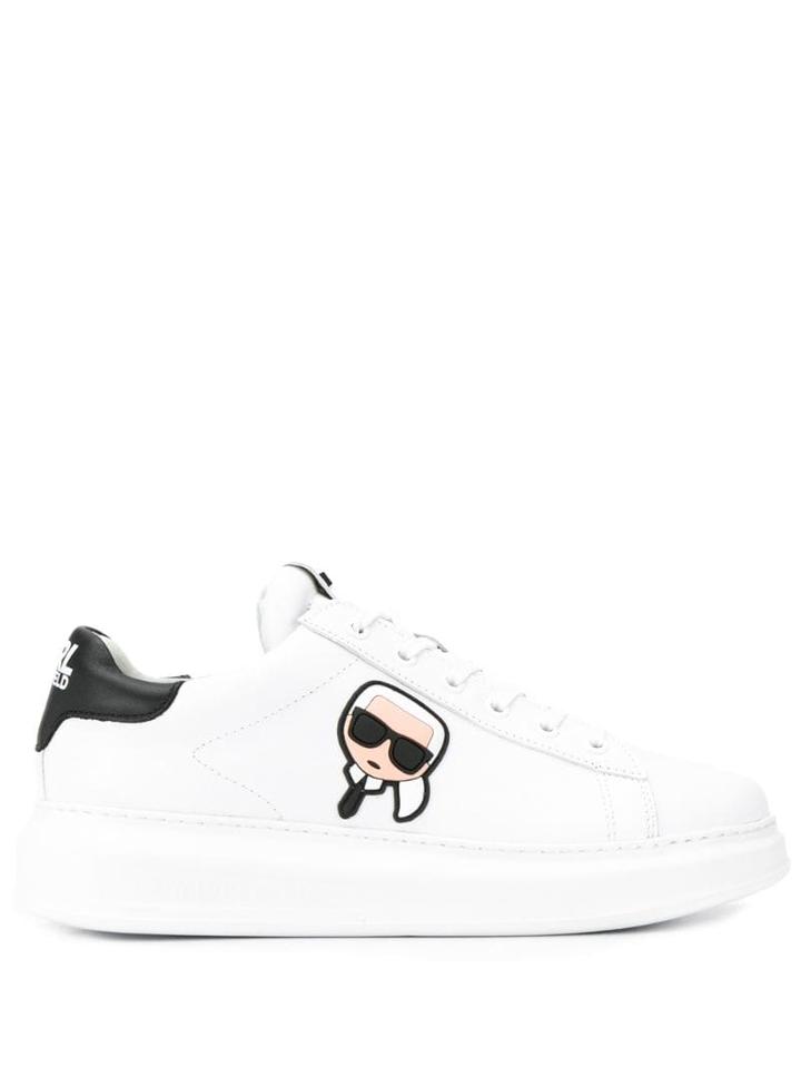 Karl Lagerfeld Kapri Mens Karl Ikonik 3d Sneakers - White