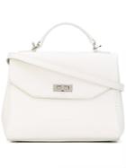 Lancaster - Alena Tote - Women - Calf Leather - One Size, White, Calf Leather