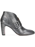 Chie Mihara Elbaginza Buckle-detail Booties - Metallic