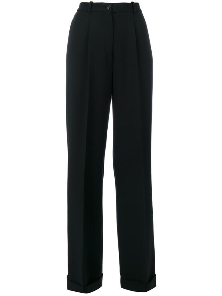 Ermanno Scervino Wide Leg Trousers - Black