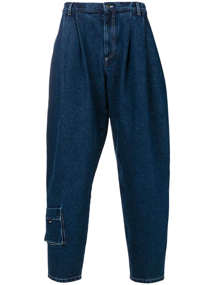 Gosha Rubchinskiy Cargo Tapered Jeans - Blue