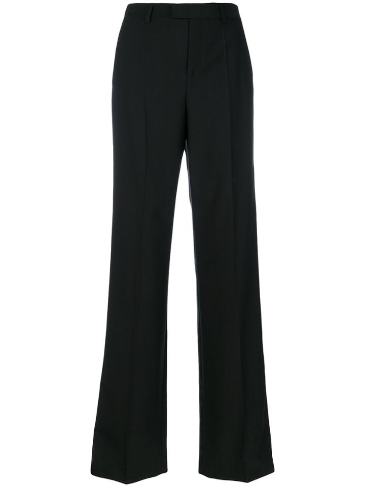 Red Valentino Tailored Wide-legged Trousers - Black