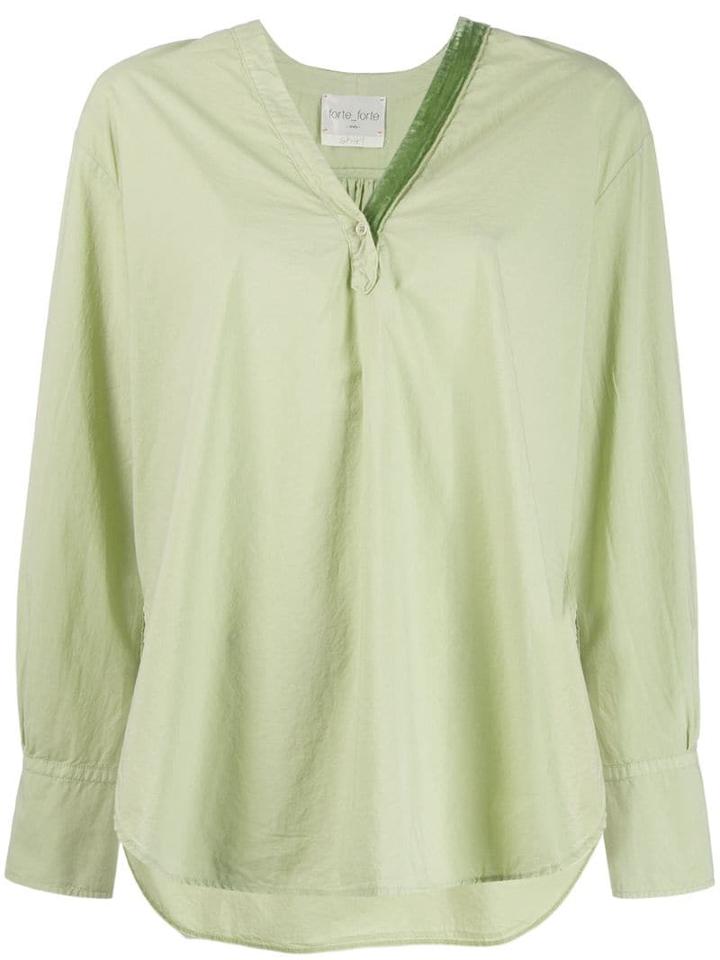 Forte Forte Poplin Shirt - Green