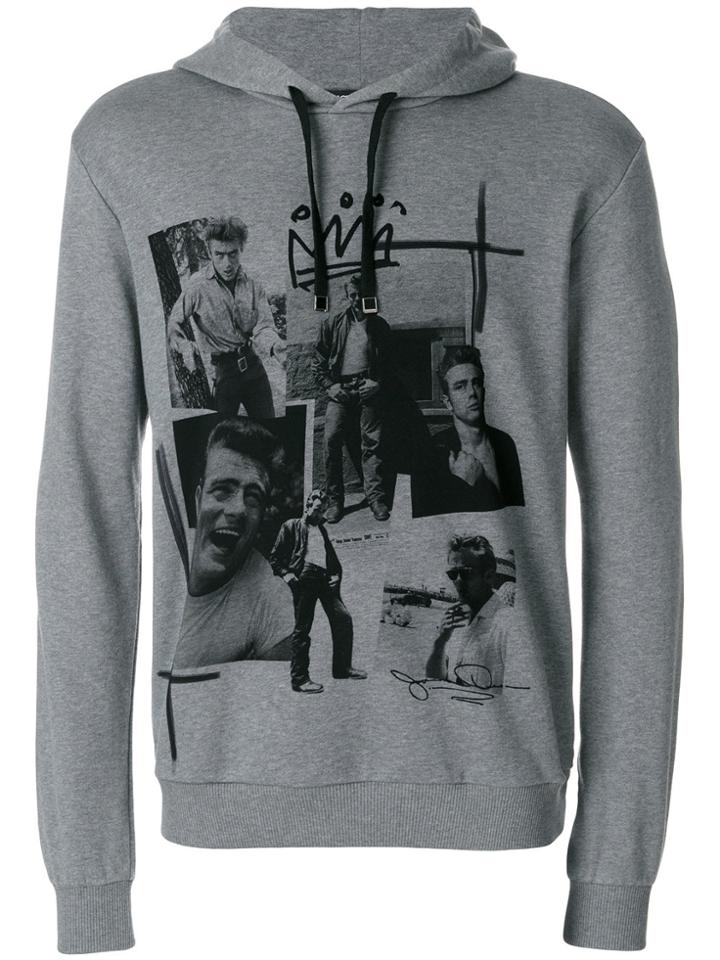 Dolce & Gabbana James Dean Printed Hoodie - Grey