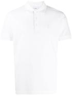 Burberry Embroidered Monogram Polo Shirt - White