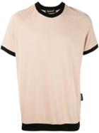 Numero00 - Contrast Trim T-shirt - Men - Polyester/modal - S, Nude/neutrals, Polyester/modal