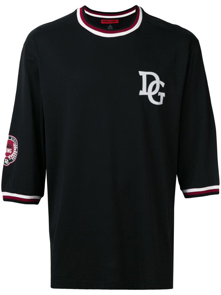 Dolce & Gabbana Chest Logo T-shirt - Black