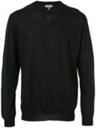 Lanvin - Crew Neck Sweatshirt - Men - Polyamide/viscose/wool - Xl, Black, Polyamide/viscose/wool